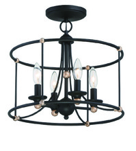 Minka 1049-677 - WESTCHESTER COUNTY - 4 LIGHT SEMI FLUSH