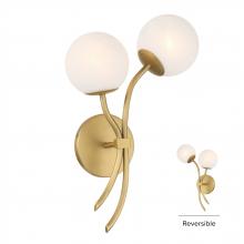 Minka 3742-732 - Curven - 2 Light Wall Sconce