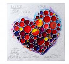 Art by Cartwright 4DWA0113 - Work of Heart | Red