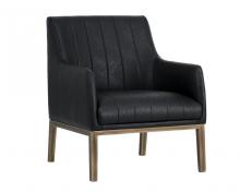  102582 - WOLFE LOUNGE CHAIR - VINTAGE BLACK