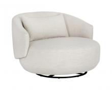 Sunpan 107527 - WALSH SWIVEL LOUNGE CHAIR - EFFIE LINEN