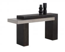 Sunpan 108549 - HERRIOT CONSOLE TABLE - DARK BROWN / GREY