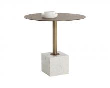  109639 - KATA BISTRO TABLE - WHITE MARBLE - 32"