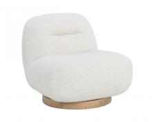  109920 - FRANZE SWIVEL LOUNGE CHAIR - MERINO PEARL