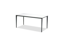 Mobital DTA-CAPR-CARR-PCBLA - CAPRI      Dining Table  White Carrara  Ceramic Top,  Black Powder Coated Steel Base
