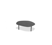 Mobital WCO-ARZO-IGRE-SMALL - ARZO    Small  Coffee Table Industrial Grey  Ceramic Top