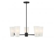  M100130MBK - 4-Light Chandelier in Matte Black