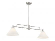  M100136BN - 2-Light Chandelier in Brushed Nickel