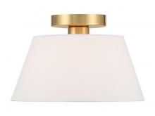  M60077NB - 3-Light Ceiling Light in Natural Brass