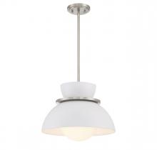  M7026BN - 1-Light Pendant in Brushed Nickel