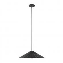 Savoy House Meridian CA M7041MBK - 1-Light Pendant in Matte Black