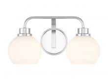  M80080CH - 2-Light Bathroom Vanity Light in Chrome