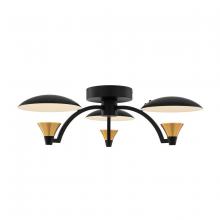 Kalco 513645BWB - Redding 3 Light LED Semi Flush