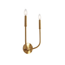  ELN-152W-AGB - 2LT Incandescent Wall Sconce, AGB