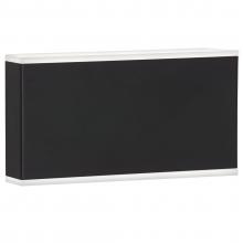  EMY-105OD-20W-MB - 20W Outdoor Wall Sconce, Matte Black with Frosted Acrylic Diffuser