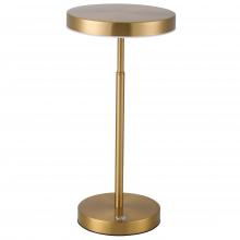  FCE-1510LEDT-AGB - 10W Table Lamp, Aged Brass w/ White Acrylic Diffuser