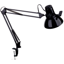  MAGNUS-I-BK - Desktop Task Lamp, Gloss Black, 36" Reach