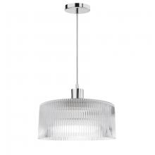  NAD-123P-PC-FL - 1LT Pendant, PC w/ FL Glass