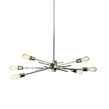  NEB-326HP-BC - 6LT Horizontal Pendant, Burnished Chrome Finish