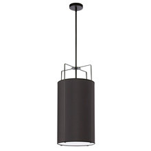 Dainolite TRA-124P-BK - 4LT Drum Pendant BK Shade w/790Diff