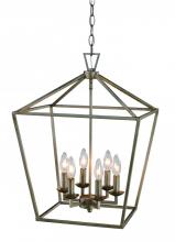  10266 ASL - Lacey 16" Pendant Style Cage Chandelier