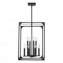  11717 BK - Rudy Ridge 8 - Light Caged Pendant