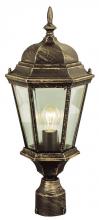  4260 BK - San Rafael 22" Postmount Lantern