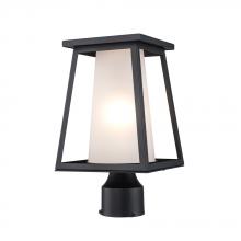  51393 BK - Kingsbury Post Lanterns Black