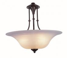  6543 WB - Perkins 3-Light Indoor Glass Bowl Pendant with Chain