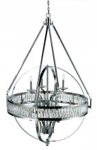  70759 PC - 12LT SPHERE SHAPE CHANDELIER-P