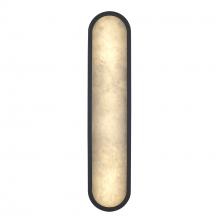  LED-22652 BK - Minerva LED 22" Spanish Alabaster Wall Sconce