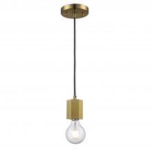  PND-2177 AG - Placerville Collection 1-Light Industrial Bulb-style Mini-Pendant