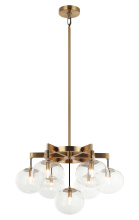 Matteo C38107AG - Bulbus Aged Gold Brass Pendant