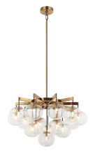 Matteo C38116AG - Bulbus Aged Gold Brass Pendant