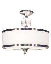  308SF-BN - 3 Light Semi Flush Mount