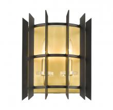  338-2S-MB+SBR - 2 Light Wall Sconce