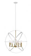 Z-Lite 463-30HWH-OBR - 8 Light Chandelier