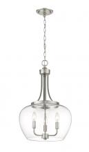  473P16-BN - 3 Light Pendant