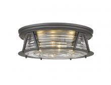  491F4-BRZ - 4 Light Flush Mount