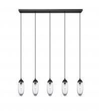  651P-5L-MB - 5 Light Linear Chandelier