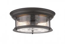  727F13-BRZ - 2 Light Flush Mount