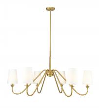  7509-6-46MGLD - 6 Light Chandelier