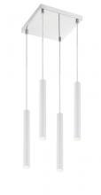  917MP12-WH-LED-4SCH - 4 Light Chandelier