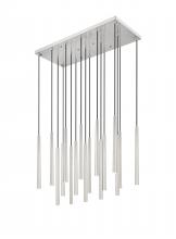  919MP24-17L-BN-LED - 17 Light Linear Chandelier