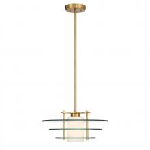 Savoy House Canada 7-8604-1-322 - Newell 1-Light Pendant in Warm Brass