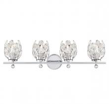  8-6601-4-11 - Moreno 4-Light Bathroom Vanity Light in Chrome