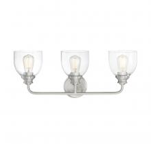 Savoy House Canada 8-7205-3-SN - Vale 3-Light Bathroom Vanity Light in Satin Nickel