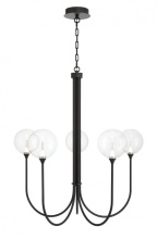 Eurofase 48923-019 - Iissa-Chandelier-5Lt-34In-BK-CL