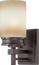  60/4601 - Wright - 1 Light Vanity Fixture w/ Amaretto Glass