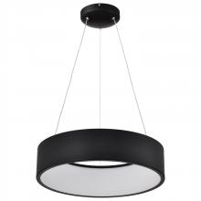  62/1456R1 - Orbit; 20 Watt LED Pendant; Black Finish